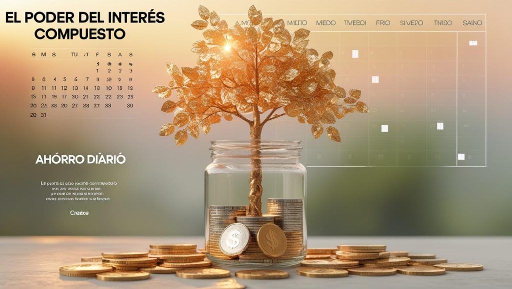 Descubrí el poder del interés compuesto con un pequeño ahorro diario