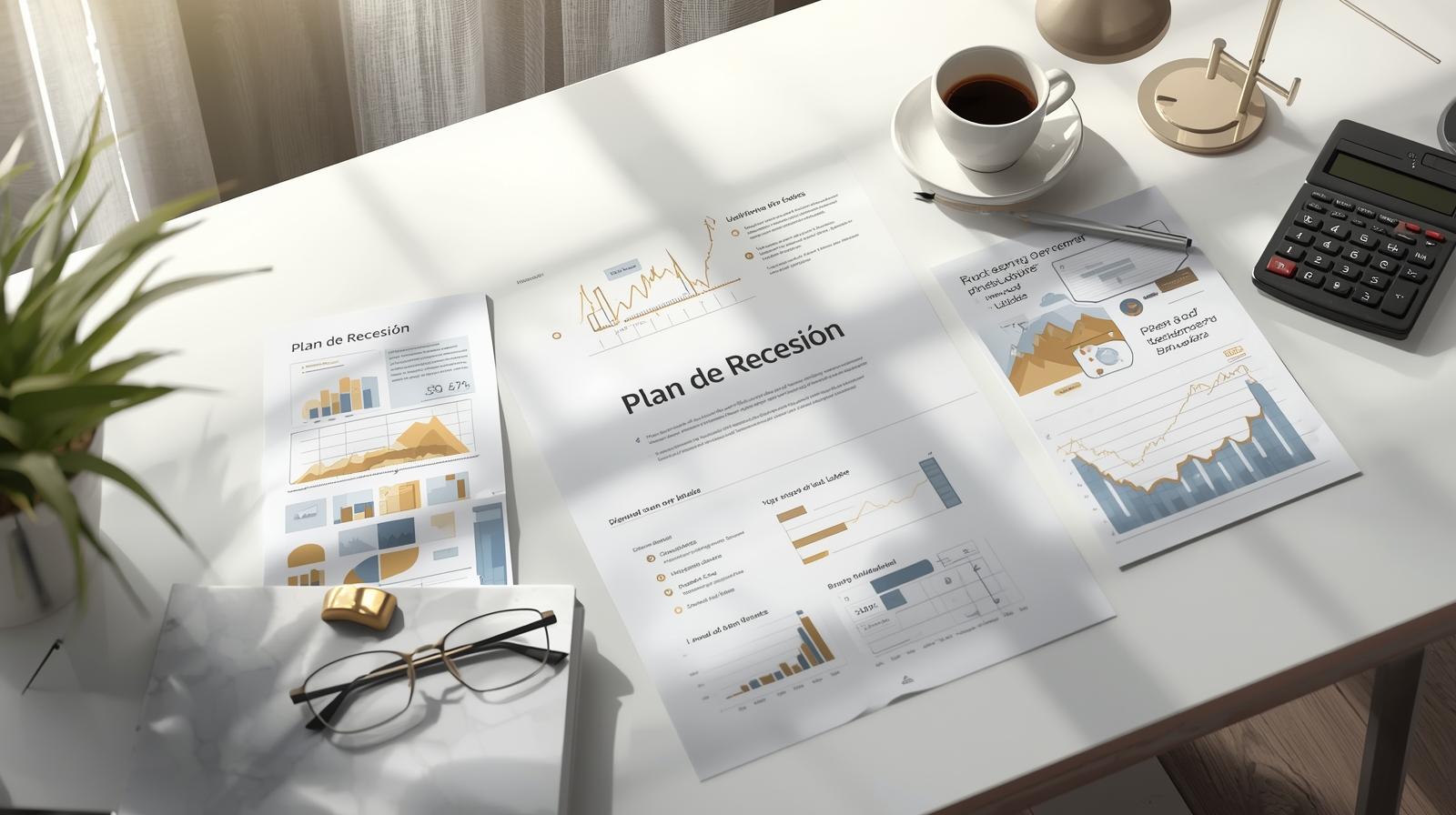 Plan de recesión del mercado