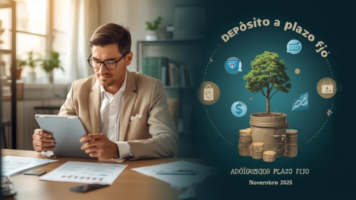 Top depósitos a plazo fijo en noviembre 2025: dónde invertir tus ahorros