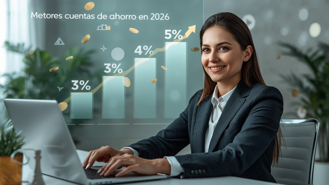 Mejores cuentas de ahorro con intereses altos en 2026