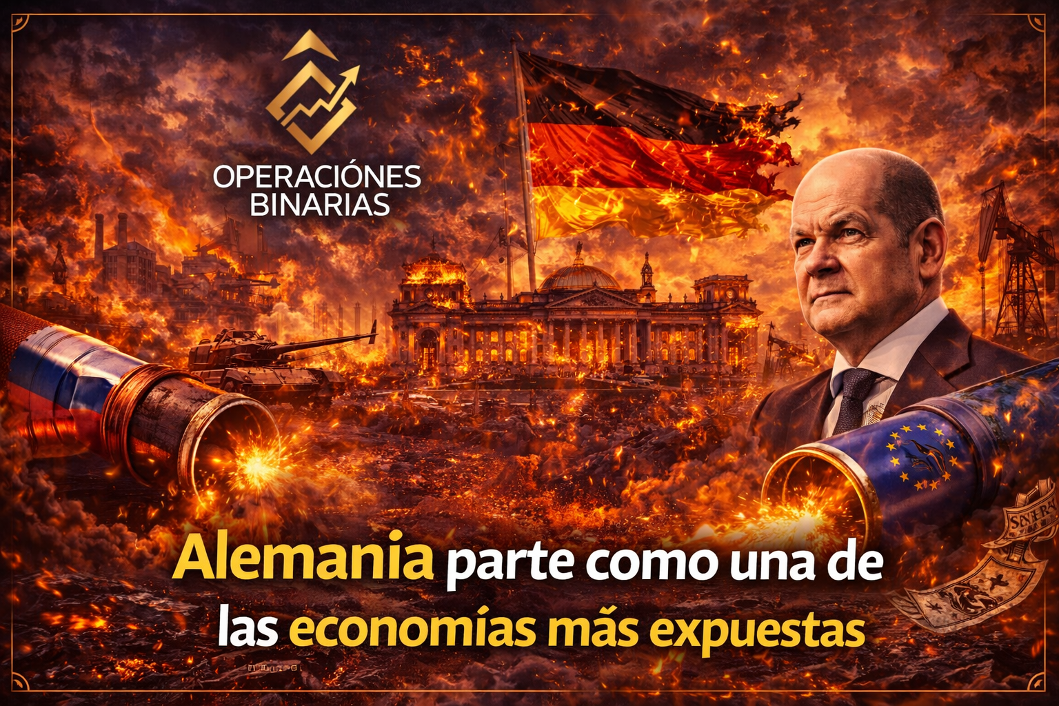 shock energético Alemania parte como una de las economías más expuestas