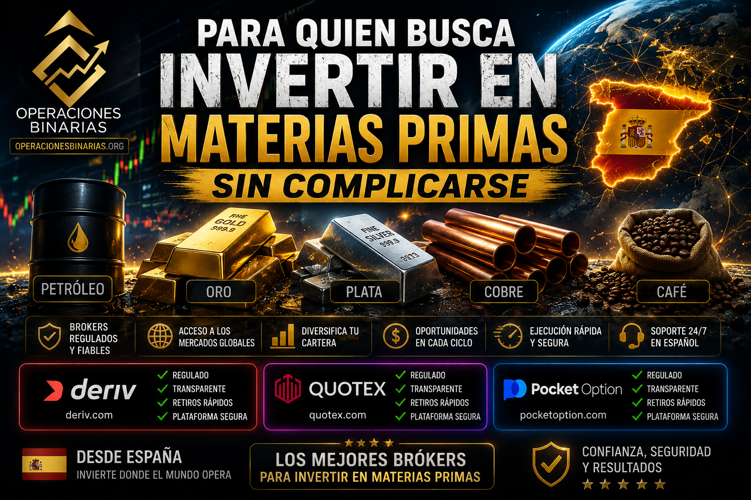 Invertir en materias primas desde España 3 formas de invertir en materias primas