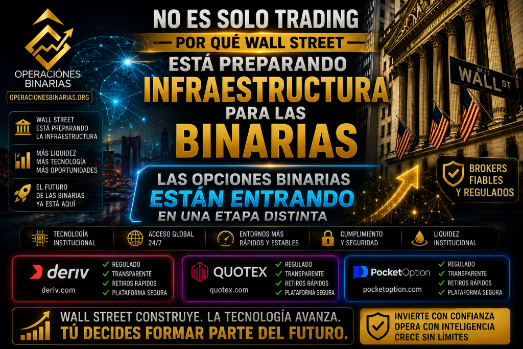No es solo trading - Por qué Wall Street está preparando infraestructura para las binarias