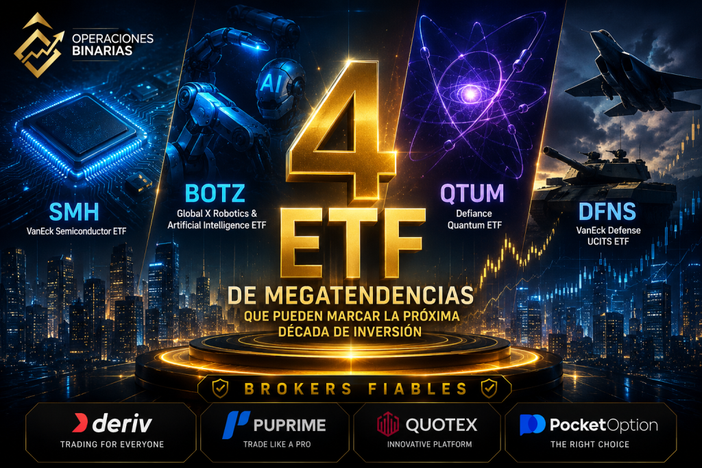 4 ETF de megatendencias que pueden marcar la próxima década de inversión