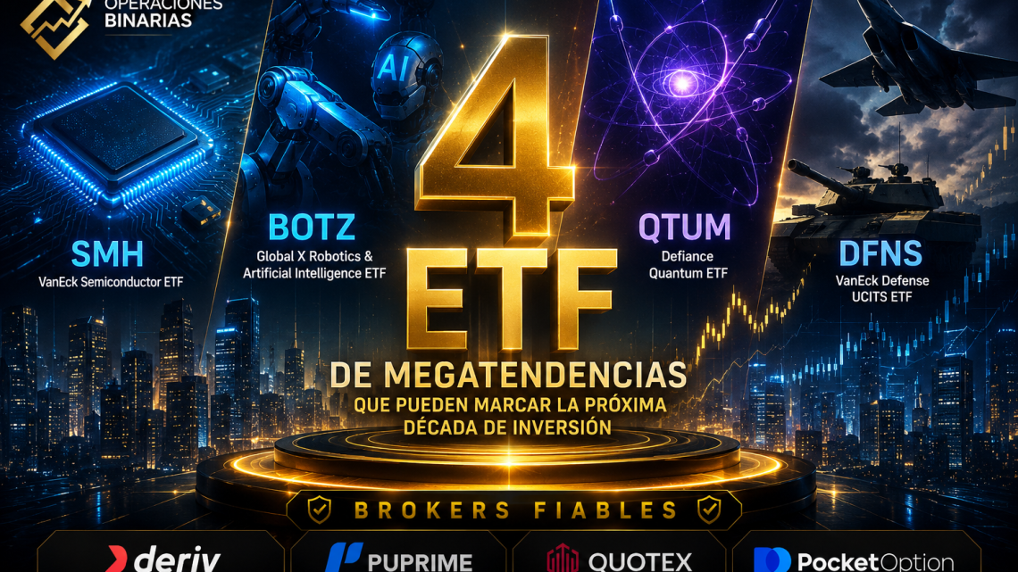 4 ETF de megatendencias que pueden marcar la próxima década de inversión