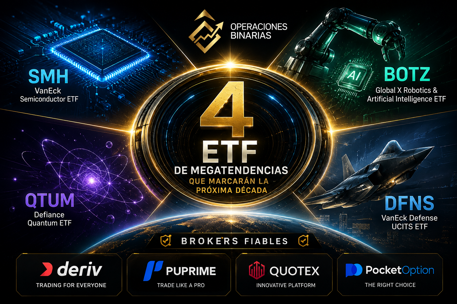 4 ETF de megatendencias 4 ETF de megatendencias