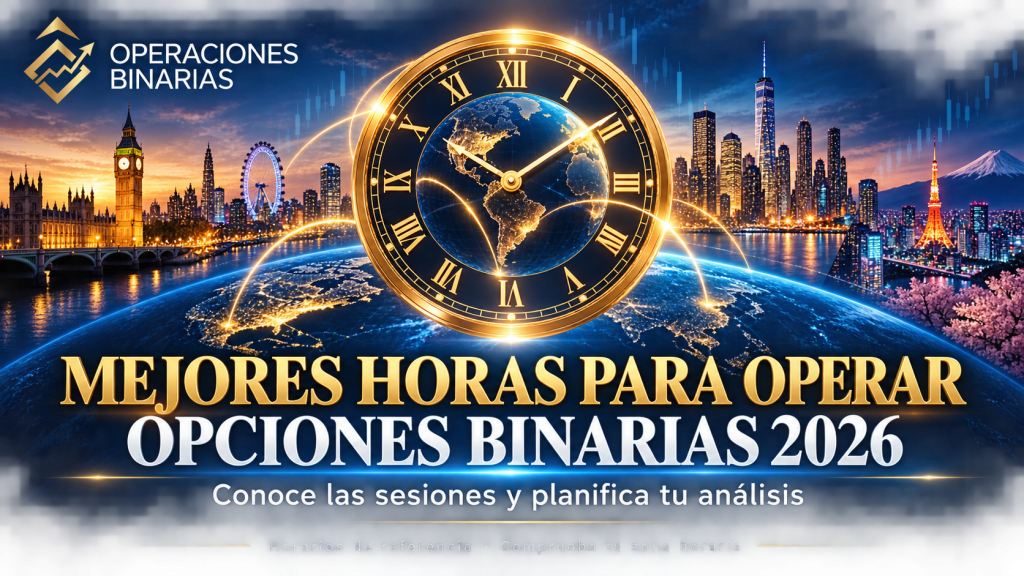 Mejores horas para operar opciones binarias en 2026