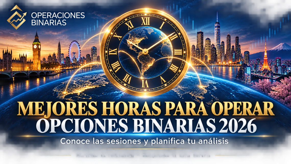 Mejores horas para operar opciones binarias en 2026